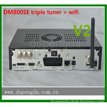 Newest Triple Tuner Sunray Sr4 V2 with WiFi Digital Satellite Receiver